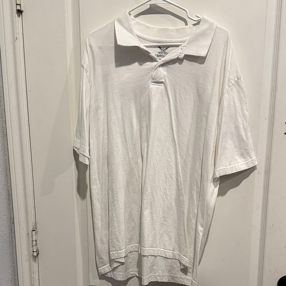 Faded Glory White Polo Shirt
